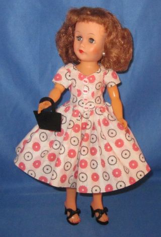 Vintage 10 " Miss Coty Circle " P " (revlon Type) 1950s Fashion Doll With Outfit