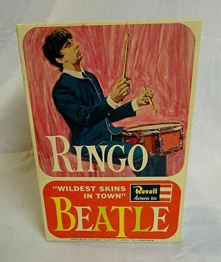 Rare 1964 Revell The Beatles " Ringo " Plastic Model Kit In The Box