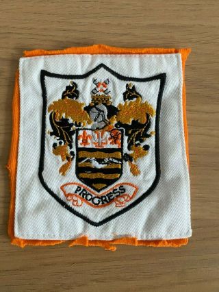 Rare Blackpool Football Club Fc Patch Badge.  Taken From An Old Shirt.  18