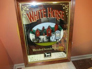 BAR SIGN The White Horse Cellar Blended Scotch Whisky MIRROR (RARE, ) 2
