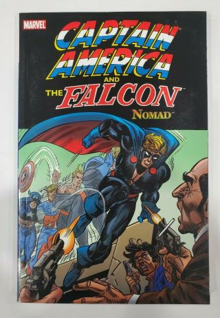 Captain America And The Falcon - Nomad - Rare - Graphic Novel Tpb - Marvel
