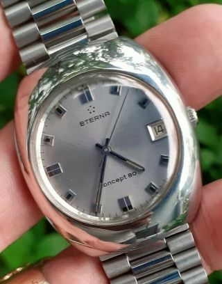 Very Rare Eterna Watch Automatic Swiss Mens Watch