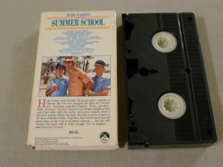 Summer School VHS Mark Harmon RARE Kirstie Alley CULT COMEDY Carl Reiner 80s 2