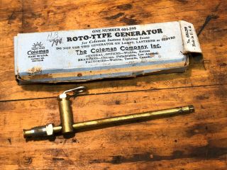 Vintage Coleman Roto - Type Generator For Instant Lighting Irons,  604 - 299 Nos