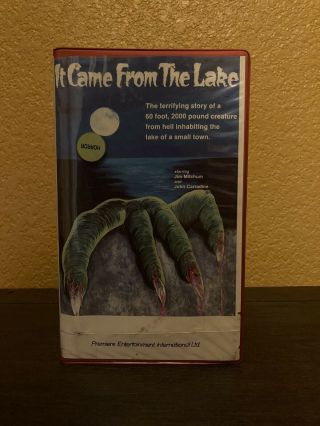 It Came From The Lake Vhs Big Box Clamshell Horror Cult Rare Monstroid
