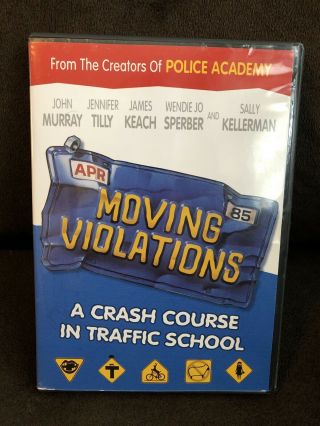 Moving Violations (dvd 2005) Mint•no Scratches,  Insert•usa•out - Of - Print•very Rare