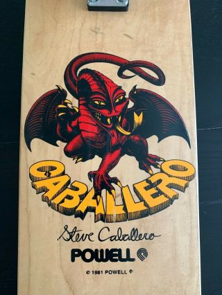 Powell Peralta Steve Caballero Skateboard Complete Natural Rare 3