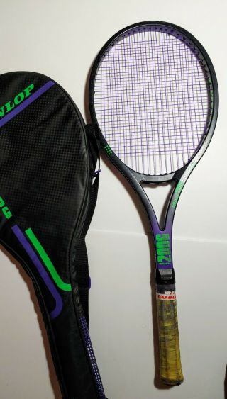 DUNLOP MAX 200G PRO Grafil Injection tennis racket L3/L4 3/8 Rare bag 2
