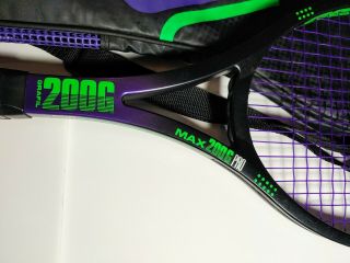 DUNLOP MAX 200G PRO Grafil Injection tennis racket L3/L4 3/8 Rare bag 3
