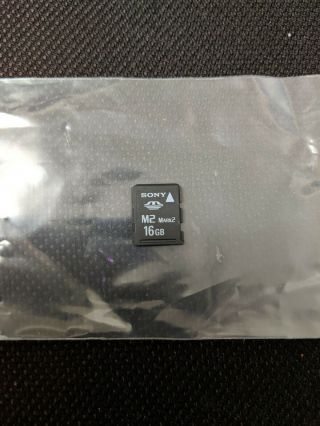 Sony Psp Go M2 Memory Card - Sony Memory Stick Micro Media Card - 16gb - Rare