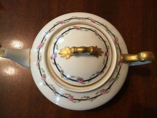 Antique Limoges Teapot,  Gold/Roses,  M.  Redon,  Stunning 2