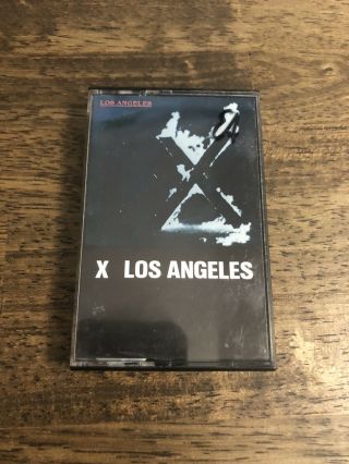 X Los Angeles Cassette Tape Rare Slash
