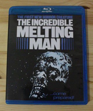 The Incredible Melting Man Blu - Ray Shout Factory Cult Horror Rare Oop