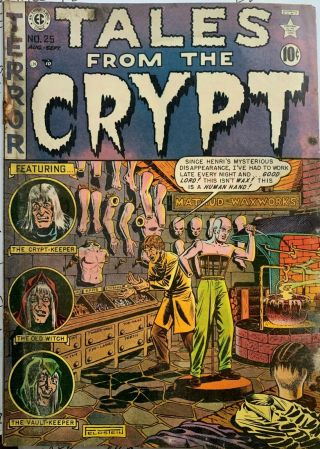 Tales From The Crypt 25 Ec 1951 Pre Code Horror Rare To