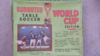 Rare Subbuteo World Cup Edition Boxed Early 1970s Retro Vintage