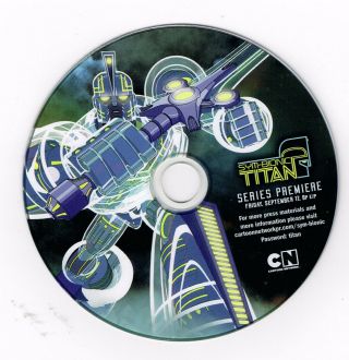CARTOON NETWORK ' S SYM - BIONIC TITAN - RARE DVD SCREENER 2