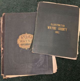 Atlas Of Wayne County,  Pa 1873 & Illustrated Wayne 1902