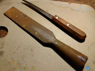 Antique Old Vintage Buck Brothers 1 - 3/4 " X12 " Slick Chisel Overall Shape.