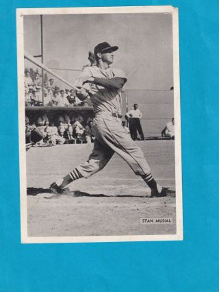 1954 All Star Photo Pack Stan Musial St.  Louis Cardinals Rare