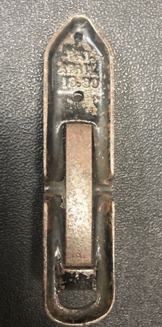 OLD/ANTIQUE 1880 PHILADELPHIA NOVELTY MFG CO.  CAST IRON PAPER STAPLE Loc A68 2