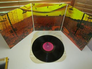 Woodstock 1970 Rare In This Shape 3 - Lps Near Cotillion Sd3 - 500