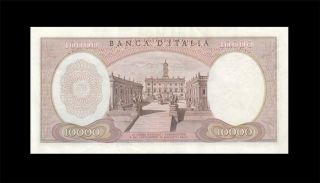 15.  2.  1973 BANCA D ' ITALIA 10000 LIRE ITALY RARE ( (aUNC)) 2