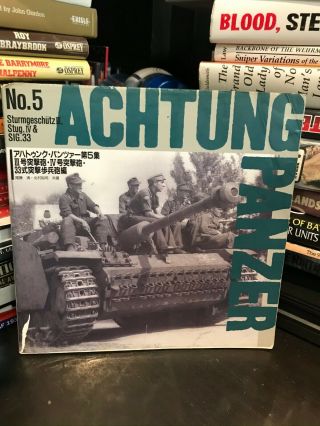 52.  Achtung Panzer 5 Rare Oop (1987) G \sturmgeschutz Iii,  Stug.  Iv &