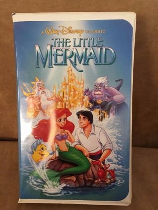 Walt Disney’s The Little Mermaid Rare Vhs Black Diamond Classic 913 Banned Cover