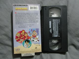 Alvin Rockin With The Chipmunks VHS Michael Jackson Will Smith Not On DVD RARE 2