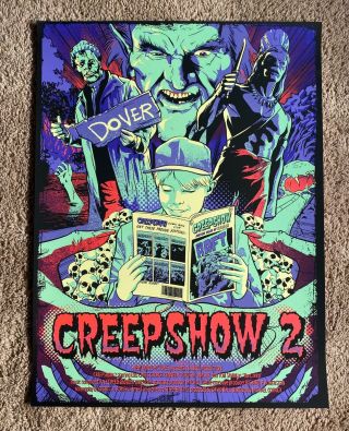 Creepshow 2 Art Print Poster (18x24) Rare (oop) X/30 Thanks For The Ride Lady