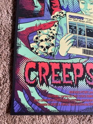 CREEPSHOW 2 Art Print Poster (18x24) RARE (OOP) x/30 Thanks For The Ride Lady 2