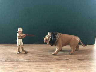 Taylor & Barrett: Rare Lion Hunt Set.  Pre War C1930s