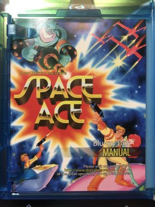 Don Bluth Presents Space Ace Blu Ray Disc Rare OOP 2