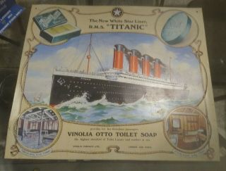 Rare Tin Titanic Memorabilia