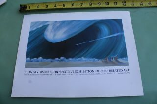 John Severson Retrospective Big Wave Hawaii Surfer Surf Cr8 Art Print