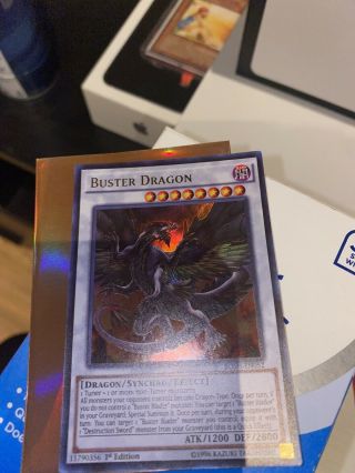 Buster Dragon 1st Ed Ultra Rare Bosh - En052 Yugioh Near English