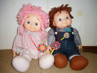 Rare Lollipop Kids Girl Boy Doll House Of Lloyd 1984 Bright Pink Hair Dress