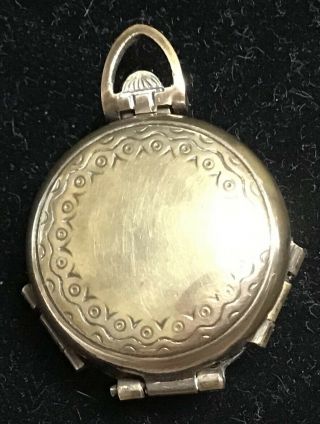 Unusual Antique Multiple - Photo Locket - Looks Like Pocket Watch
