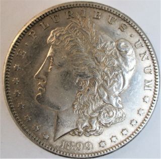 Rare 1899 - P Morgan Silver Dollar 90 Silver Very Low Mintage