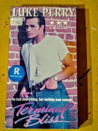 Terminal Bliss Vhs 90s Luke Perry From 90210 Alexis Arquette Rare Cult