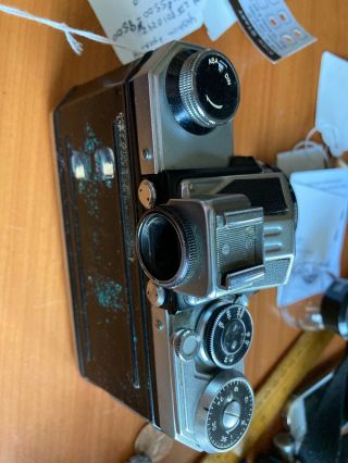 Edixa Reflex 35mm German SLR with A Schacht Travenar 50mm f2,  8 Rare User 3