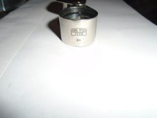 Rare Vintage Carl Zeiss Jena 6x magnifying glass loupe jewelry magnifier 2