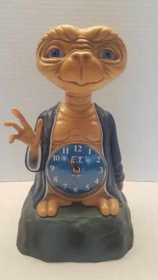 1982 ET The Extraterrestrial Alarm Clock Nelsonic Vintage E.  T.  Collectible RARE 3