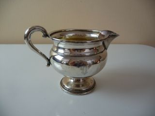 Antique Sterling Silver Creamer By Mueck - Carey Co.  523 Monogram