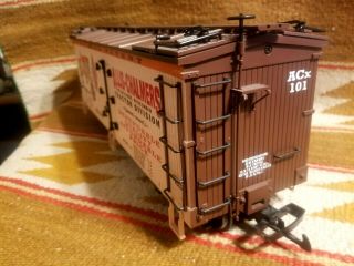 RARE USA G SCALE 16080 ALLIS CHALMERS WC TRACTOR REEFER CAR MILWAUKEE ACX 101 2