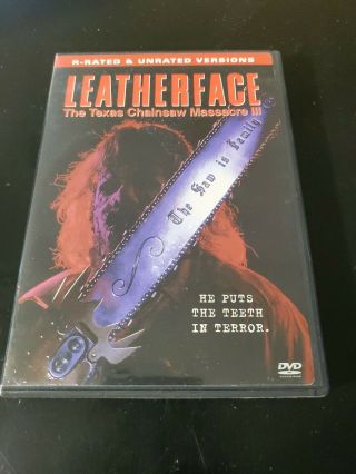 Leatherface: The Texas Chainsaw Massacre 3 (dvd,  2003) Horror Rare Oop (5a)