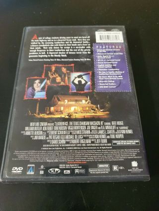 Leatherface: The Texas Chainsaw Massacre 3 (DVD,  2003) Horror Rare Oop (5A) 2