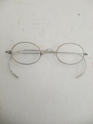 Antique Silver Specticles Reading Glasses 1800s Pair 2