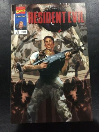 Resident Evil 1 Marvel/capcom Promo Comic 1996 Ultra Rare Hi Grade Book & Coupon