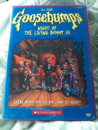 Goosebumps Night Of The Living Dummy Iii (dvd,  2004) Very Rare